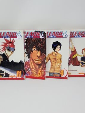 BLEACH Manga Lot Vol 3 4 5 English Shonen Jump Anime Books Set Lot